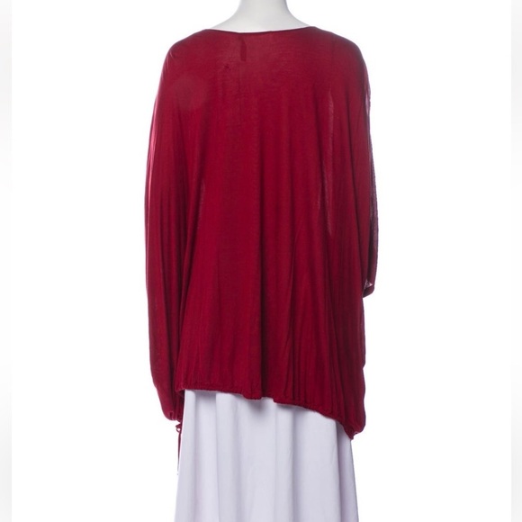 𝅺AUTHENTIC BOTTEGA VENETA Burgundy Tunic Top L - Picture 3 of 13